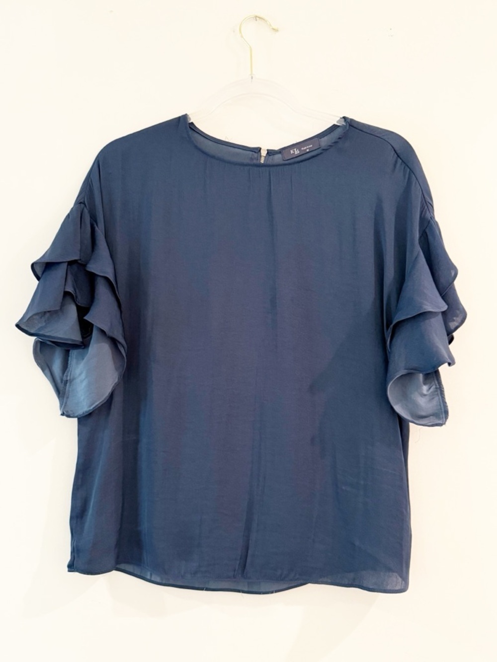 KLD Ruffle-Sleeve Blouse - Picture 4 of 6